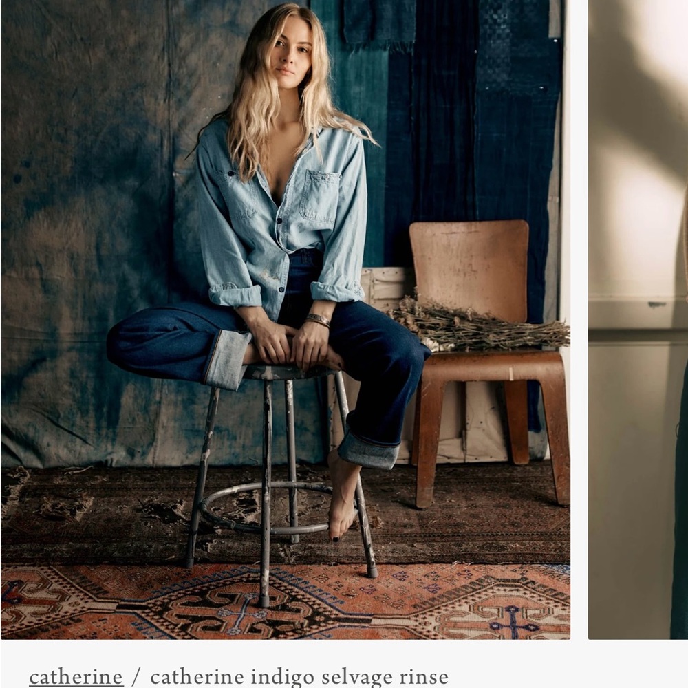 imogene + willie Catherine Indigo Selvages
